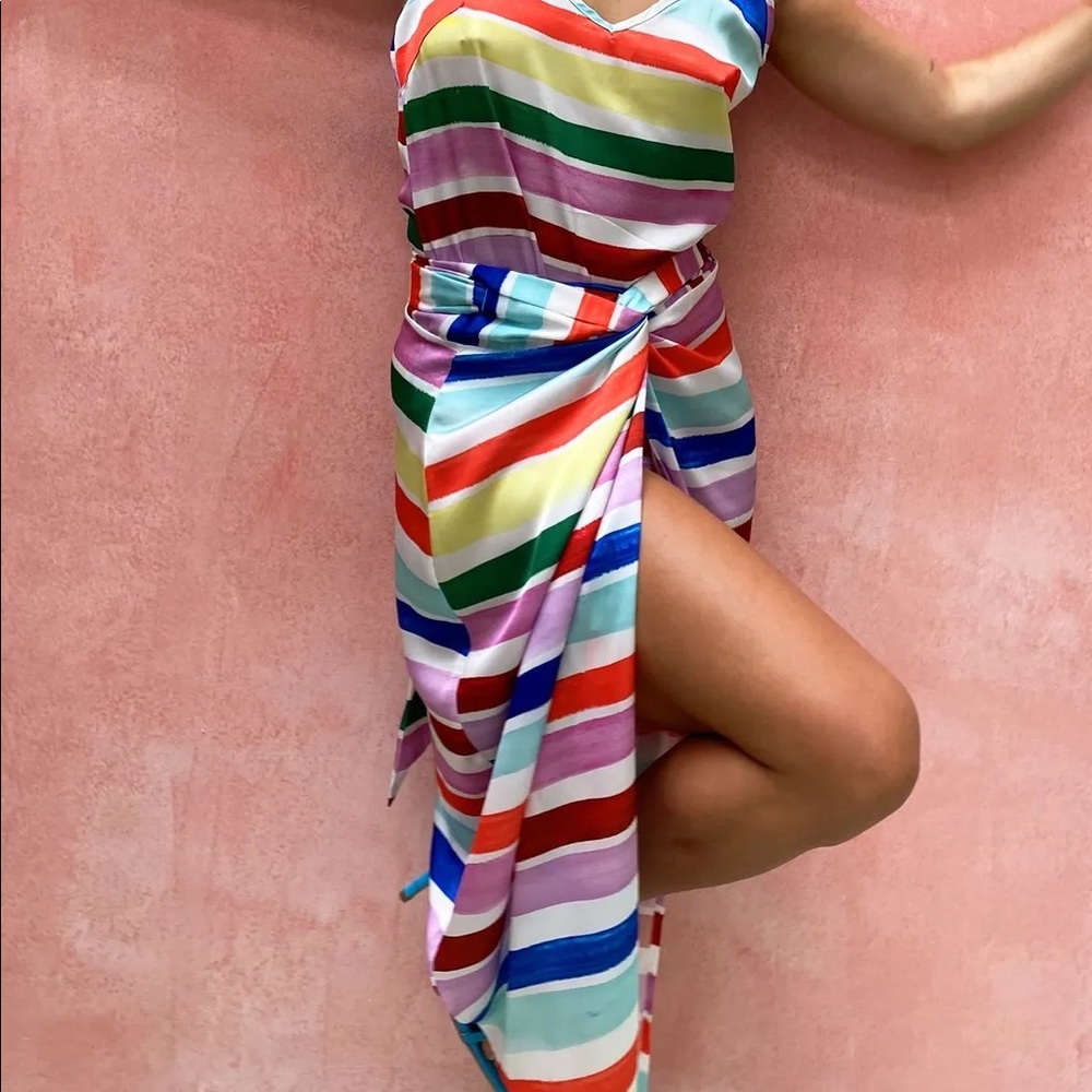 Never Full Dressed || Suki Stripe Jaspre Skirt || Size: 2 || Size: 6 UK